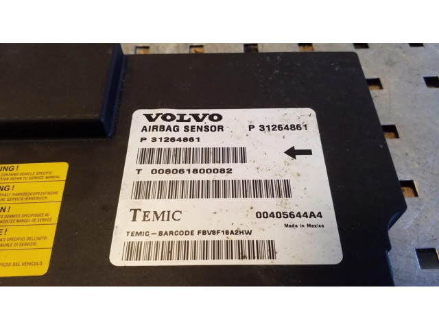 Блок подушек безопасности P31264861, 00405644A4   Volvo S80