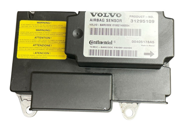 Блок подушек безопасности 31295109, 00405178A5   Volvo V50