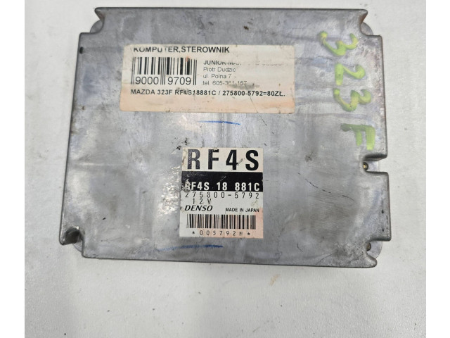 Řídící jednotka RF4S18881C, 2758005792   Mazda 323 F 2002