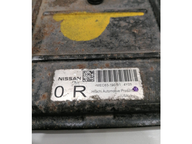 Блок управления двигателя MEC63190 Nissan Sentra B15