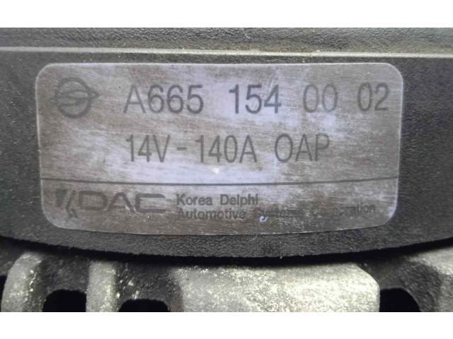Генератор A6651540002, 140AH-DAC SsangYong Rexton
