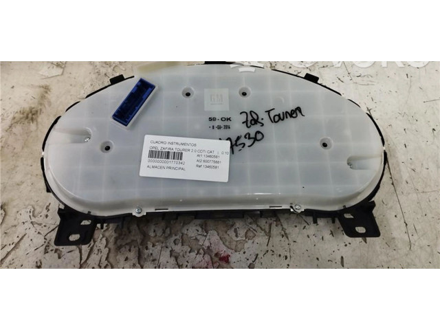 Přístrojová deska Opel Zafira C 2016 13460581, 0090059