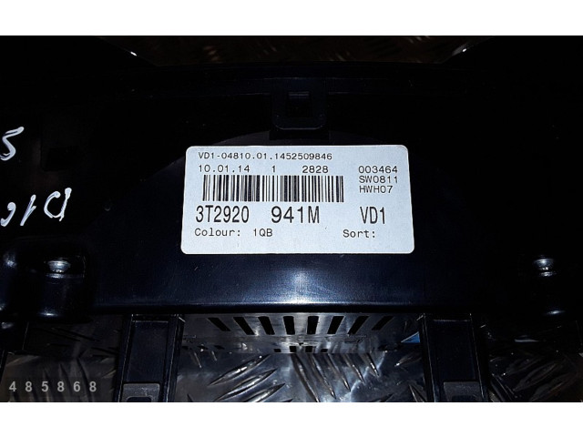 Панель приборов 3T2920941M   Skoda Superb B6 (3T)       