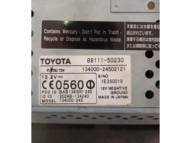 Блок управления навигации (GPS) 8611150230 Lexus LS UCF30