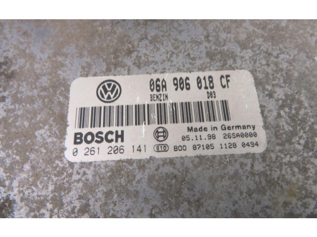 Блок управления двигателем Блок управления 0261206141, 06A906018CF   Skoda Octavia Mk1 (1U)