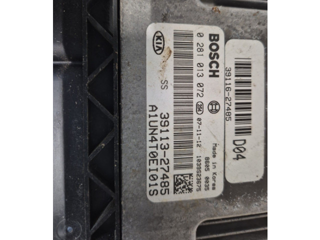 Блок управления двигателя 3911327485   KIA Carens II