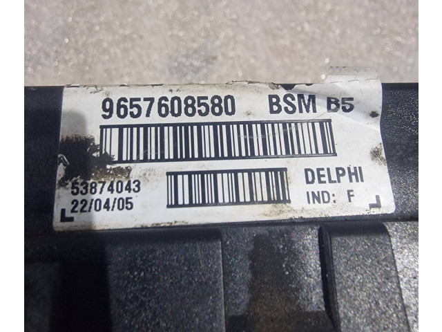 Блок управления двигателя 9657608580, BSMB5 Peugeot 807