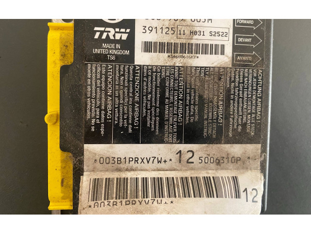 Блок подушек безопасности 3C0909605M, 391125 Volkswagen PASSAT B6