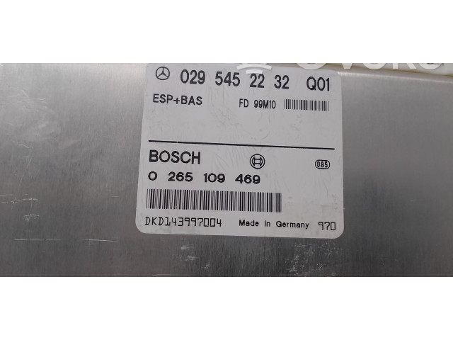 Блок управления редуктора коробки передач (раздатки) 0295452232, 0265109469   Mercedes-Benz E W210