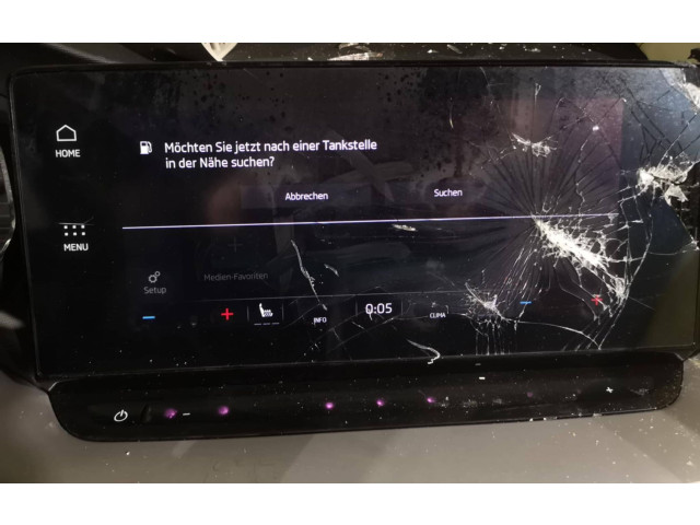 Дисплей 5E3919605, QW00096H Skoda Octavia Mk4