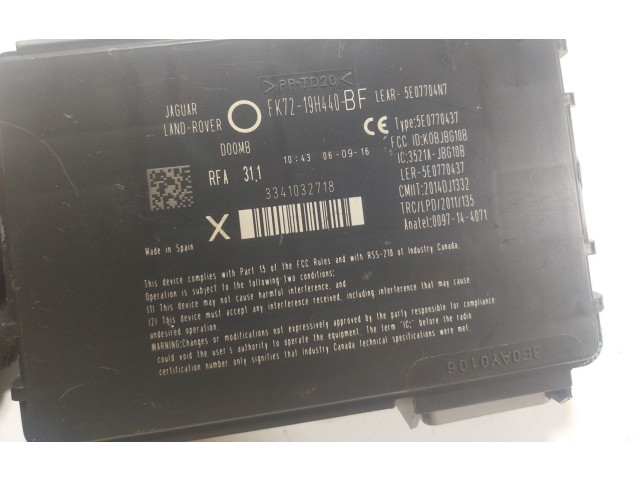 Блок управления C2D47464, FK7219H440B Jaguar XF X260