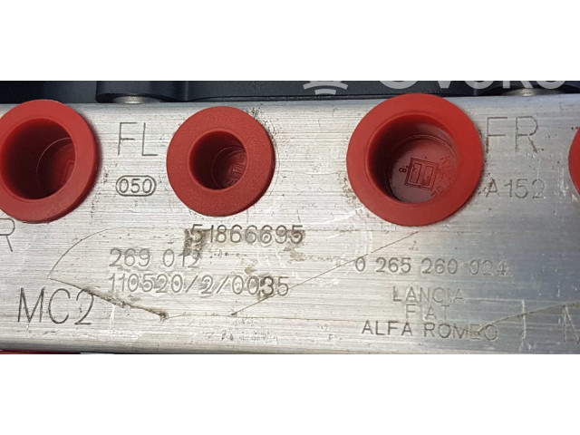 Блок АБС 51866695, 0265260024 Lancia Ypsilon - года