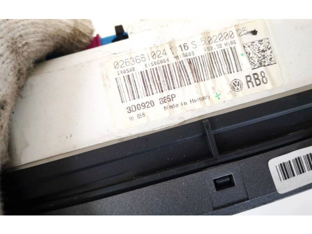 Панель приборов 3d0920885p, 0263661024   Volkswagen Phaeton       