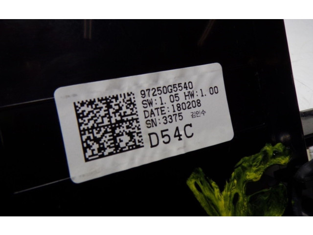 Блок управления климат-контролем 97250G5540CA, 97250G5540   KIA Niro