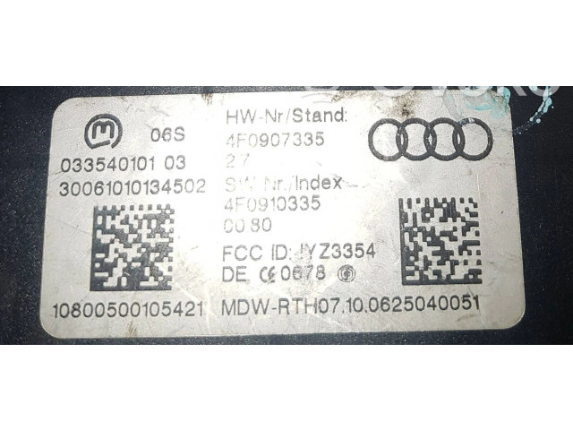 Блок управления 4F0907335, 4F0910335 Audi A6 S6 C6 4F