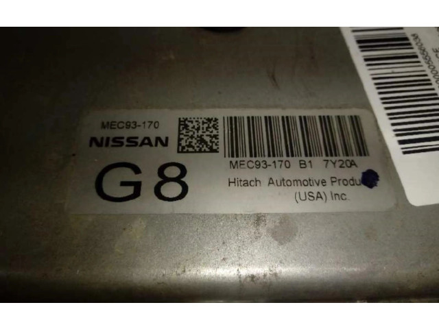 Блок управления двигателем Блок управления MEC93170 Nissan Tiida C11