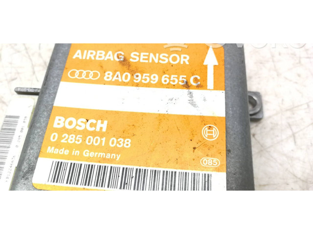 Блок подушек безопасности 8A0959655C, 0285001038 Audi Coupe