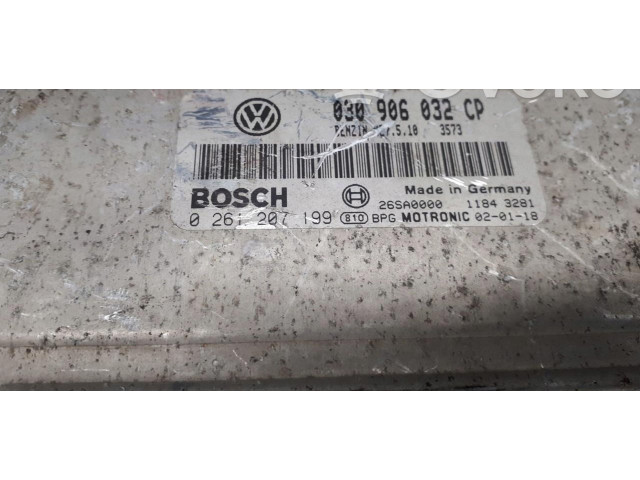 Блок управления двигателем Блок управления 030906032cp   Volkswagen Lupo