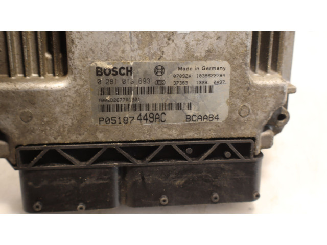 Řídící jednotka 0281013693   Dodge Caliber 2008