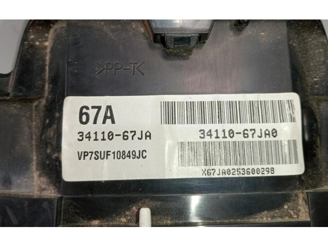 Панель приборов 34110-67JA0   Suzuki Grand Vitara I       