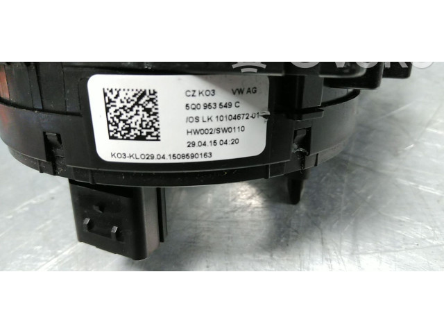 Подрулевой шлейф SRS 5Q0953549C, 5Q0953549E   Audi A3 S3 8V