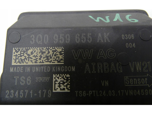 Блок подушек безопасности 3Q0959655AK Skoda Octavia Mk3 (5E)