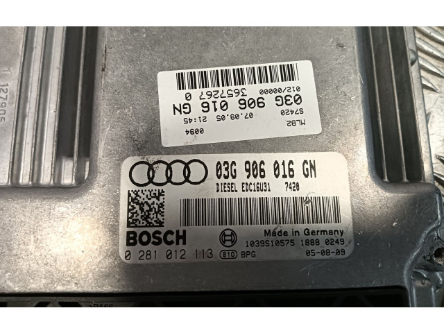Řídící jednotka 03G906016GN, 1039S10575 Audi A4 Allroad 2005