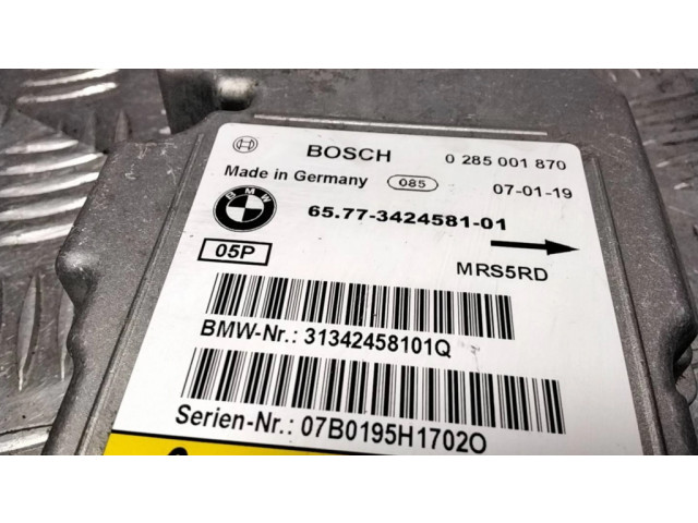 Блок подушек безопасности 31342458101Q, 0285001870   BMW X3 E83