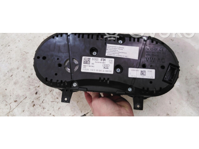 Панель приборов 8V0920870K   Audi A3 S3 8V       