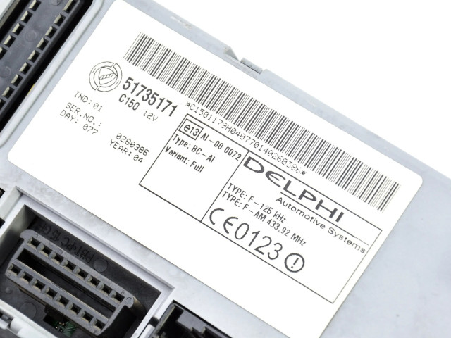 Řídící jednotka 55182886, MJD6JFD1 Fiat Doblo 2004