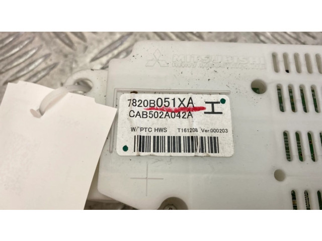 Блок управления климат-контролем 7820B051   Mitsubishi Outlander