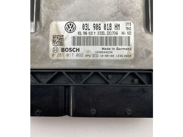 Řídící jednotka 03L906018M, 03L906018HM   Seat Alhambra (Mk2) 2012