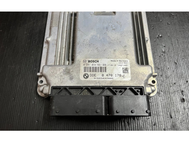 Řídící jednotka 8470178, 030504986 BMW X6 E71 2012
