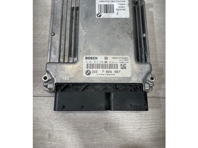 Řídící jednotka 7806987, 0281014436 BMW 5 E60 E61 2009