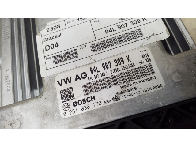 Блок управления двигателя 04L907309K   Volkswagen Caddy