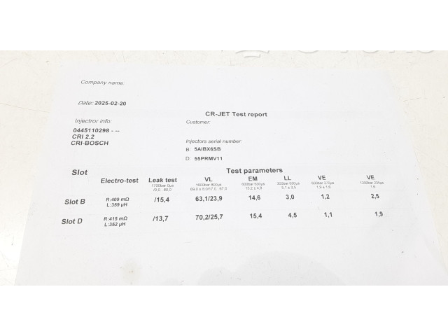 Форсунка 0445110298, 30777526    Volvo V70   