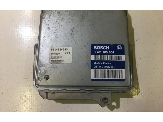 Блок управления двигателя 0261200654, 9614224580   Peugeot 306