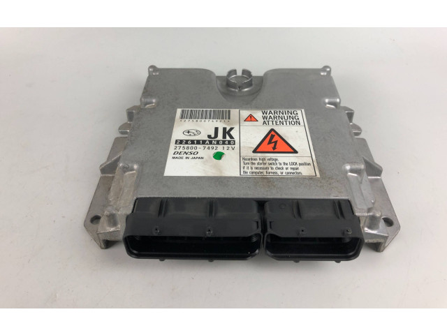 Блок управления двигателя 22611AN040   Subaru Legacy