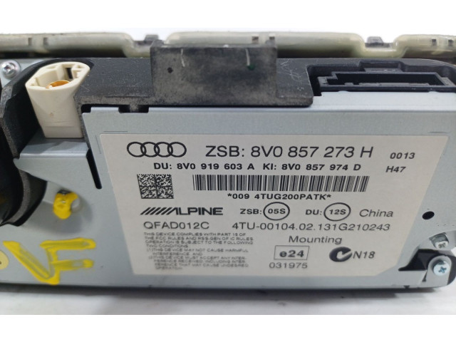 Дисплей 8V0857273H Audi A3 S3 8V