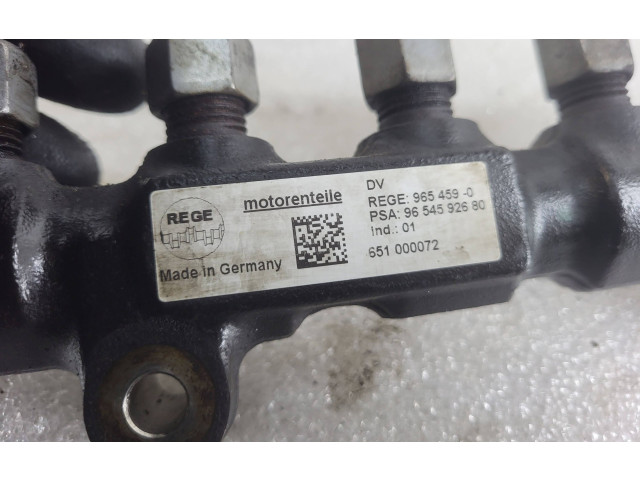 Топливная рампа 9654590, 651000072 Citroen C4 Grand Picasso