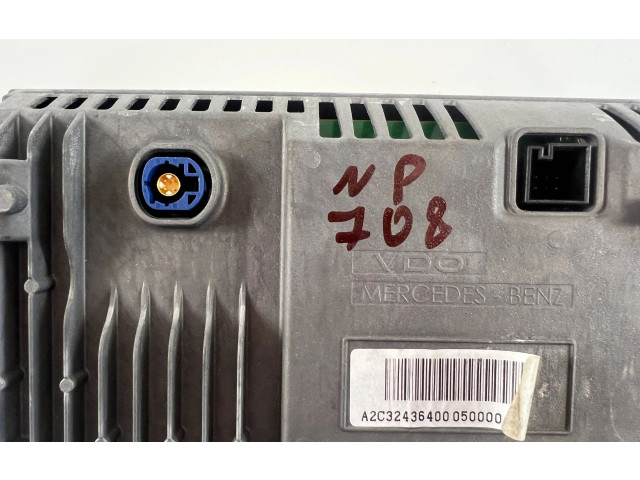 Дисплей    A2C32436400   Mercedes-Benz E C207 W207