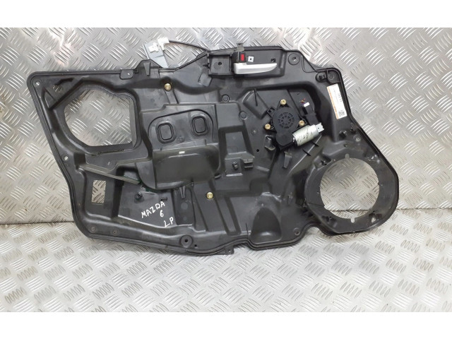 Передний комплект электрического механизма для подъема окна J6E59   Mazda 6