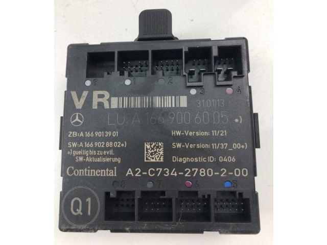 Блок управления A1669006005, FR778 Mercedes-Benz GLE AMG (W166 - C292)