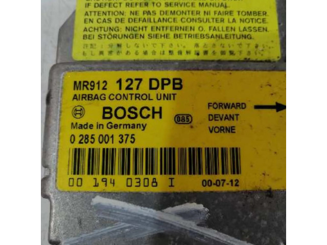 Блок подушек безопасности MR912127DPB, CENTRALITAAIRBAG   Mitsubishi Space Star