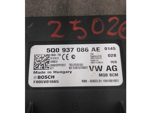 Блок комфорта 5Q0937086AE, 5Q0937086AE Volkswagen Golf VI