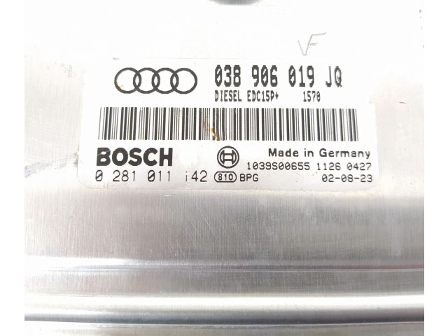 Блок управления двигателя 038906019JQ, 0281011142 Audi A4 Allroad