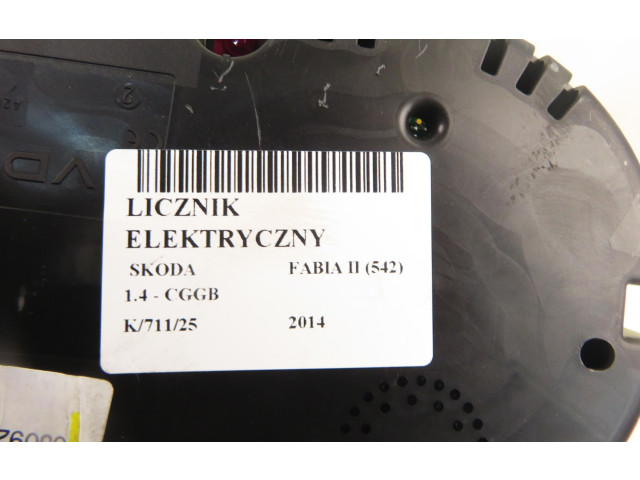 Панель приборов 5J0920811G, 5J0920811G Skoda Fabia Mk2 (5J)