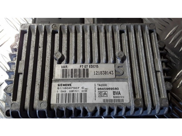 Блок управления коробкой передач S118047507C, 9645969580 Citroen C5