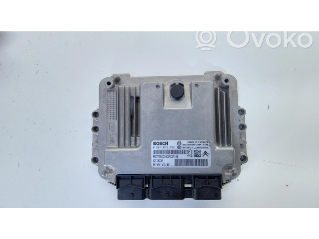 Блок управления двигателя 0281013332, 9664257580   Citroen C4 I