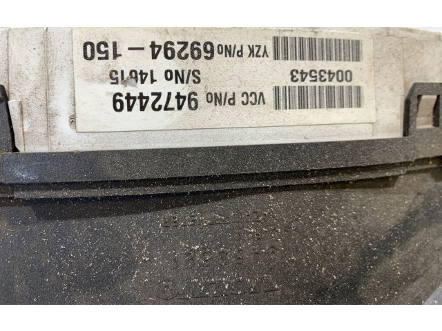 Панель приборов 9472449, 0043543 Volvo S80